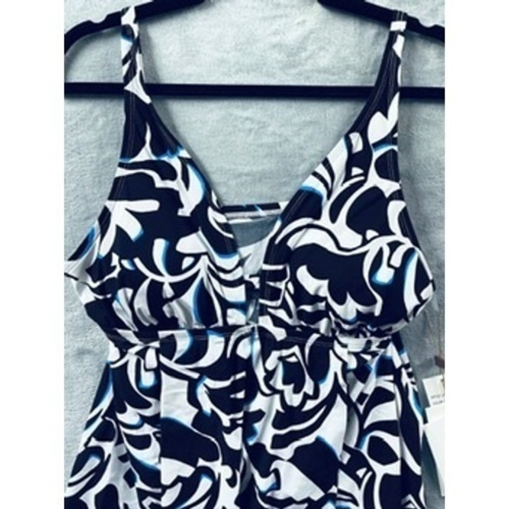 NWT Beyond Control Swimwear TankiniTop Womens Floral Print Size 14 $94 - Picture 4 of 10